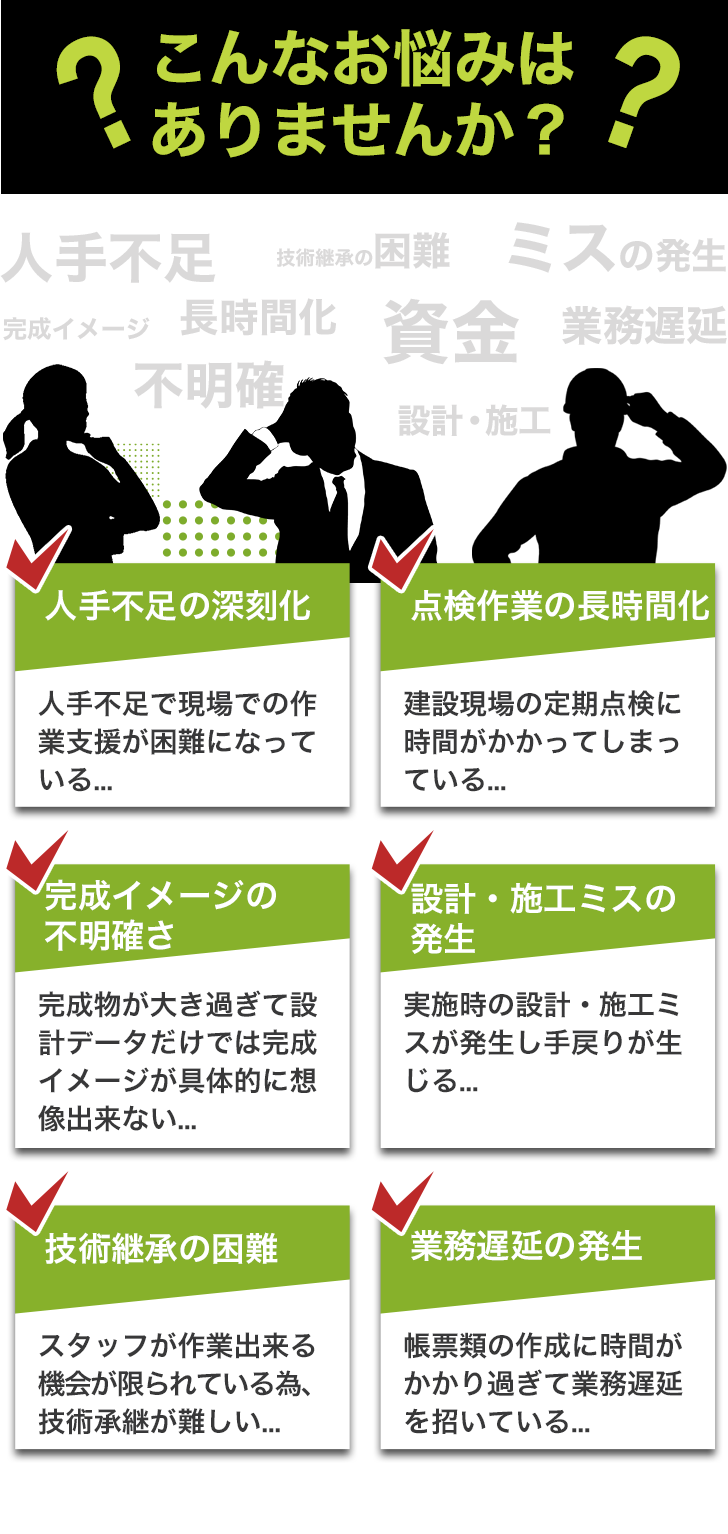 こんなお悩みはありませんか？