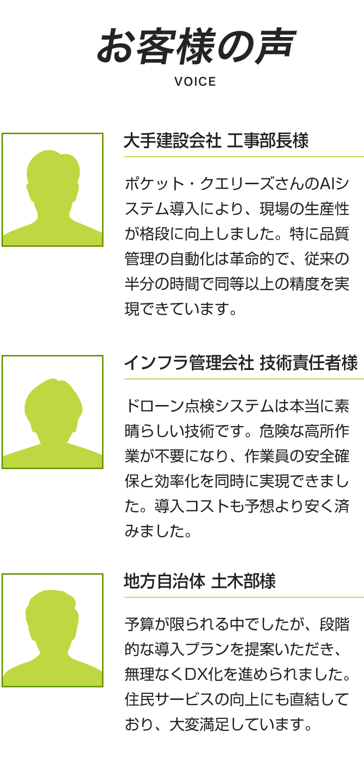 お客様の声